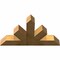 Ekena Millwork Saratoga Rough Sawn Timber Gable Bracket, Western Red Cedar, 48"W x 28"H x 6"D x 6"F, 14/12 Pitch GBW048X28X0606SAR00RWR - alternate 4